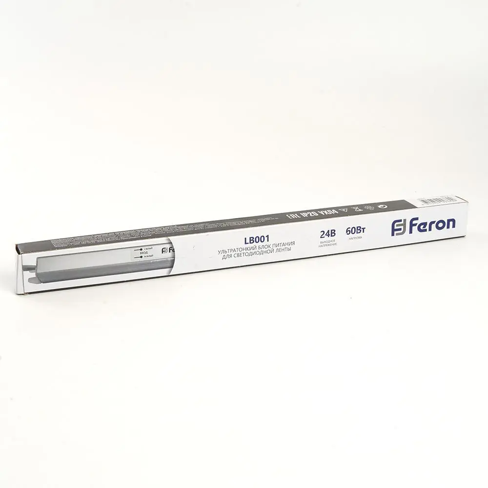 Трансформатор для светодиодной ленты 60Вт 24 В LB001 Feron STLM-2082997 - Вид №1