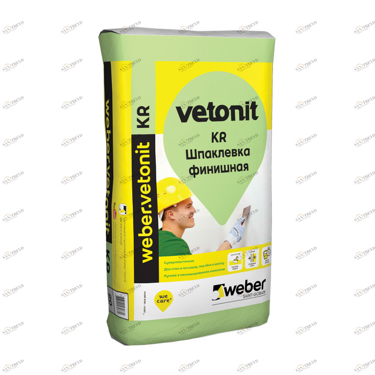 Шпаклевка финишная Vetonit KR 20кг Weber-Vetonit 274