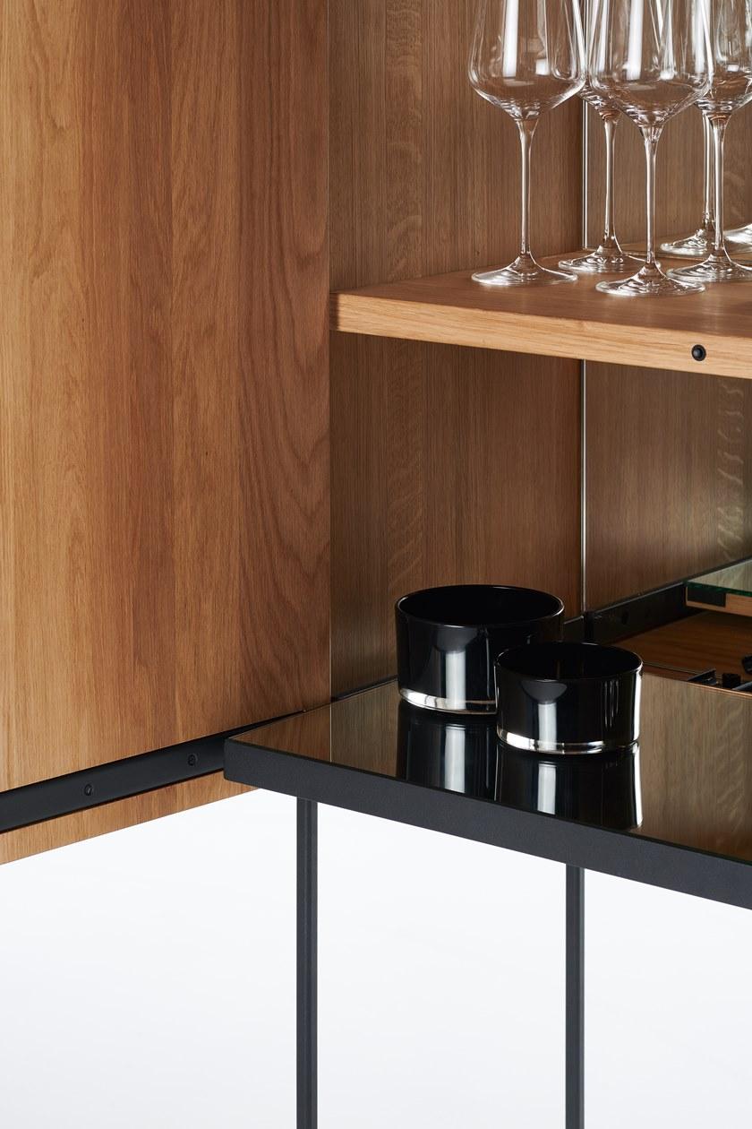 Milla & Milli Барный шкаф из массива дерева со встроенной подсветкой Frame sun-id-1398069 - Вид №3