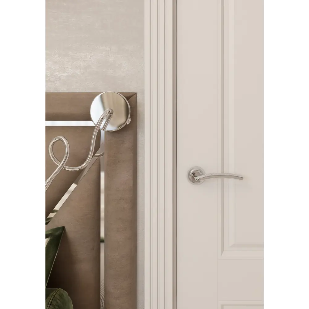 Дверные ручки LD-26 без запирания цвет матовый хром 85612395 STLM-2000898 Santreyd  - Вид №5
