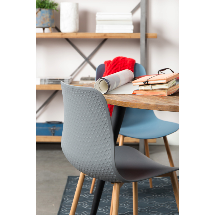 Стул Leon голубой White Label Living 1100306 - Вид №1