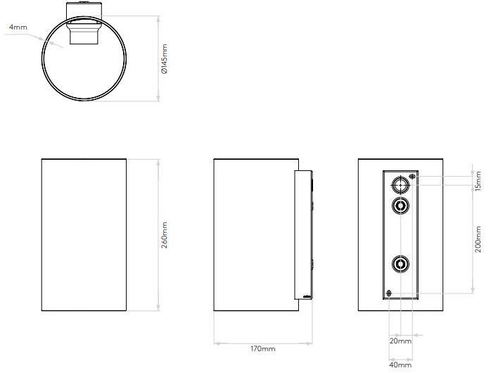 Astro Lighting Настенный светильник из стекла с диммером  1186002  - Вид №4
