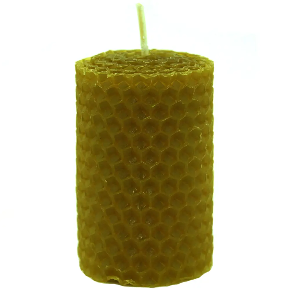 Свеча вощинная цилиндр натуральная 4x6.5 см EVIS STLM-2066262