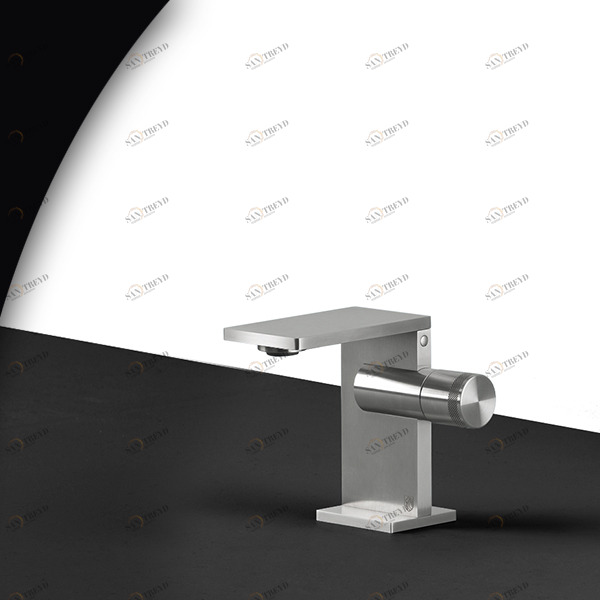 Смеситель для раковины AICO AIC1S серебристый матовый Radomonte