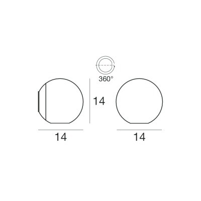 Linea Light 6614 Pelota настенный 77469 - Вид №2