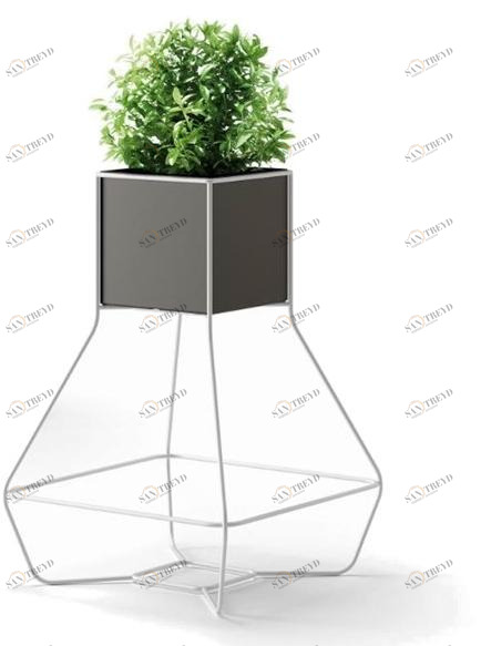 Plust Пластиковая ваза с металлической структурой Halful sun-id-1466790