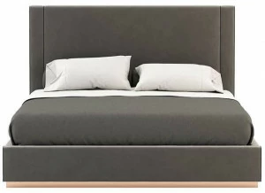 Laskasas Мягкая кровать с высоким изголовьем  Lk1132