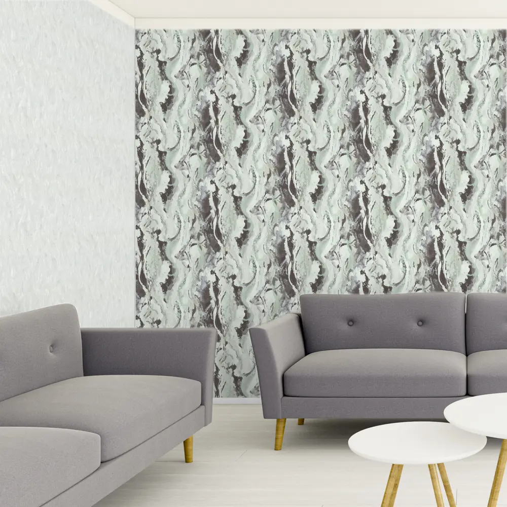 Обои флизелиновые Московская обойная фабрика Ниагара дымчатые 1.06 м STLM-2108817 - Вид №3