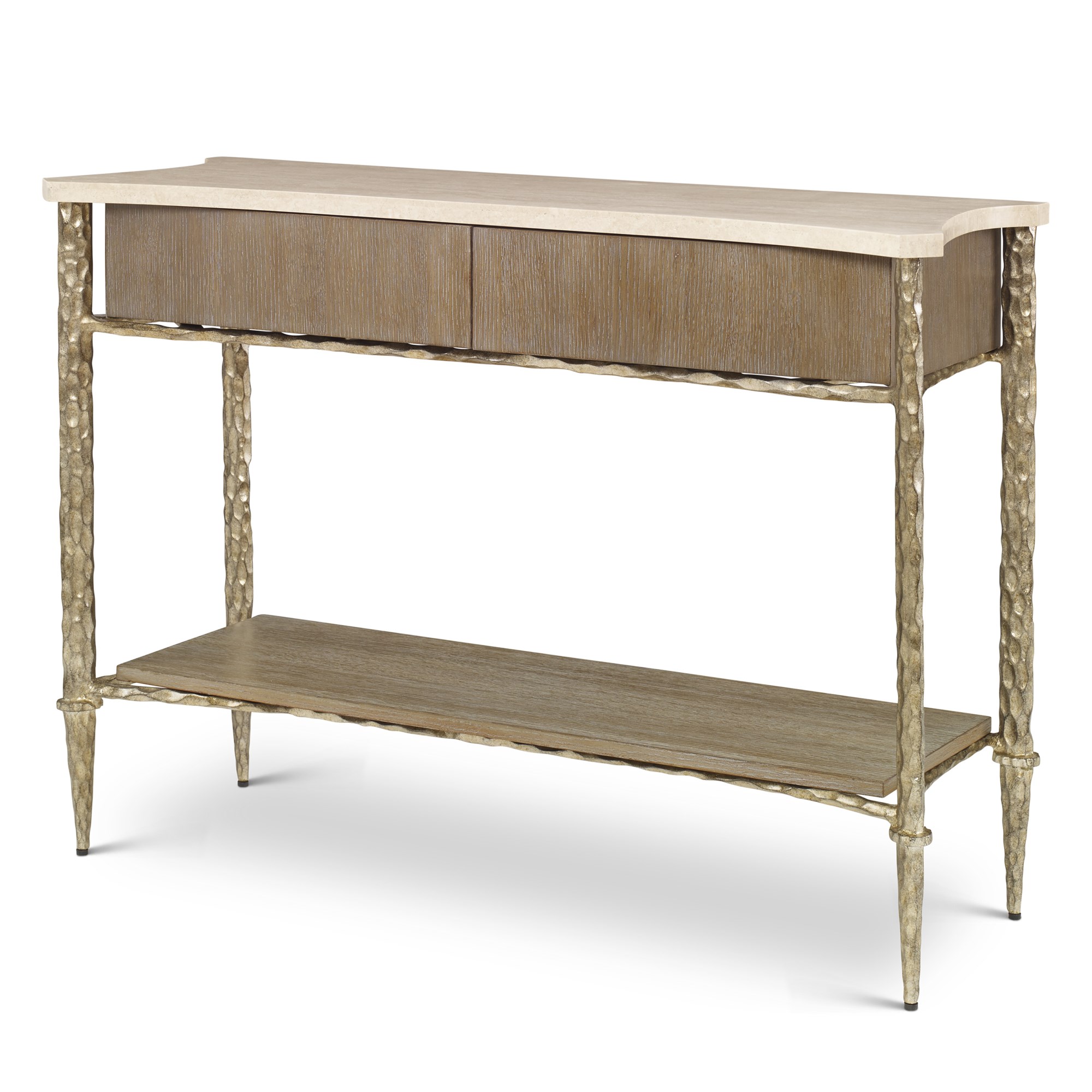 Консольные столы 09133-850-001 Chiseled Console Table Ambella  - Вид №1