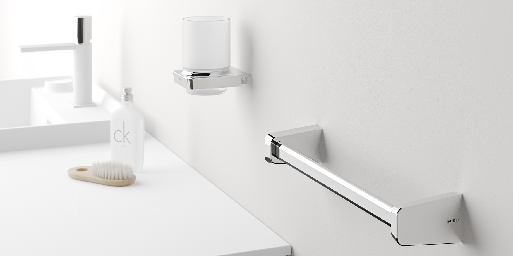 Sonia Полотенцедержатель 300 мм S6-Zen Хром 160938 - Вид №3