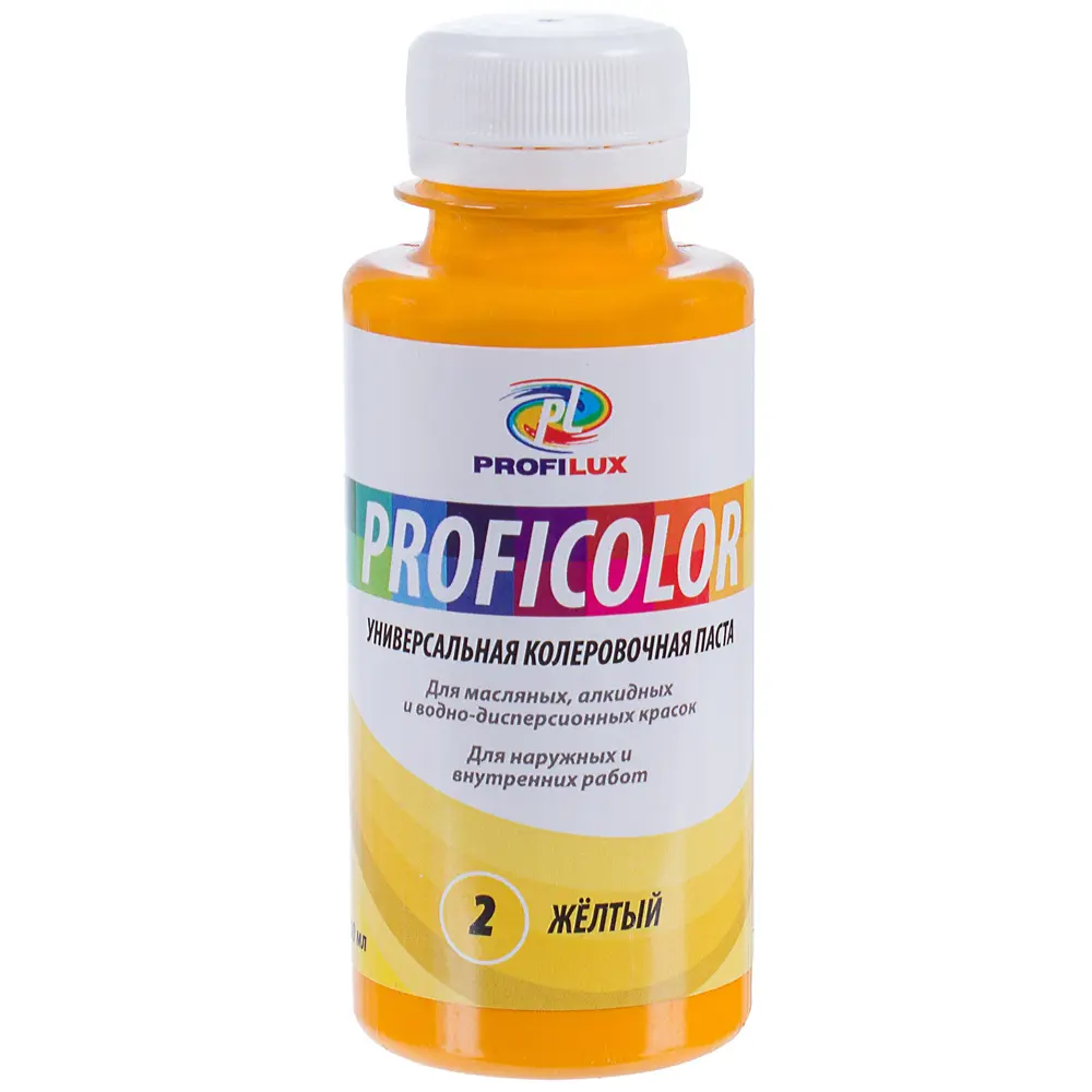 Колеровочная паста Profilux №2 100 гр цвет жёлтый STLM-2209456