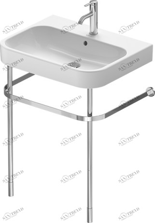 0030781000 Металлическая консоль Happy D.2 #003078 Хром Duravit