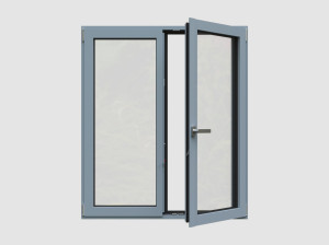 Алюминиевое створчатое окно