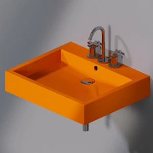 L255114 Подвесная раковина настенная прямоугольная A. e T. Italia