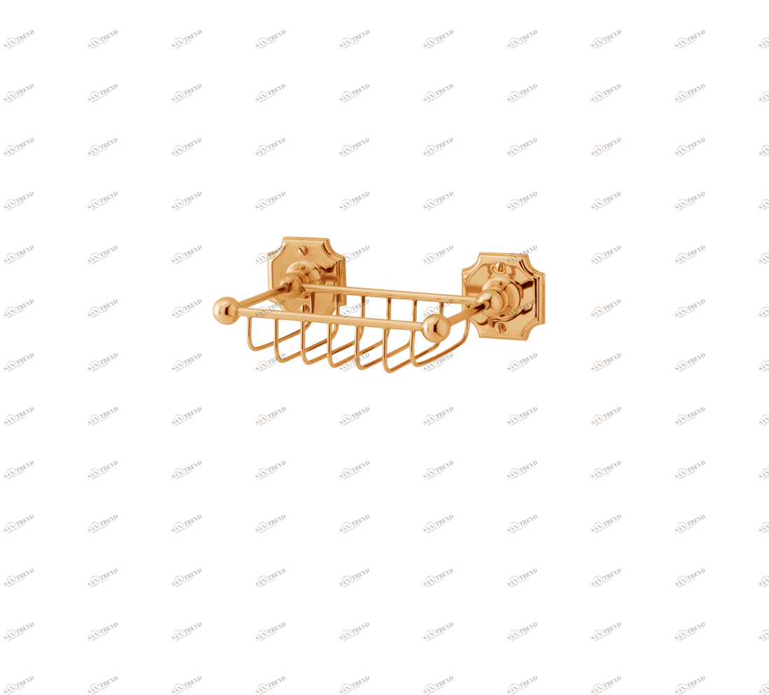 Gentry Home Держатель стакана с кристаллами Regent Темное золото GH101001