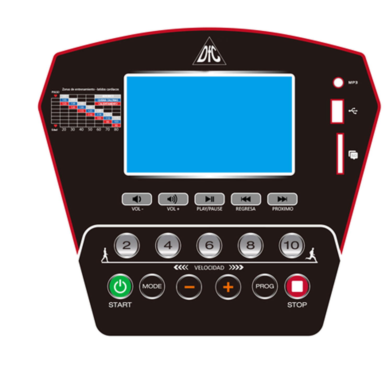 T-180 Беговая дорожка puerto t-180 DFC  - Вид №1