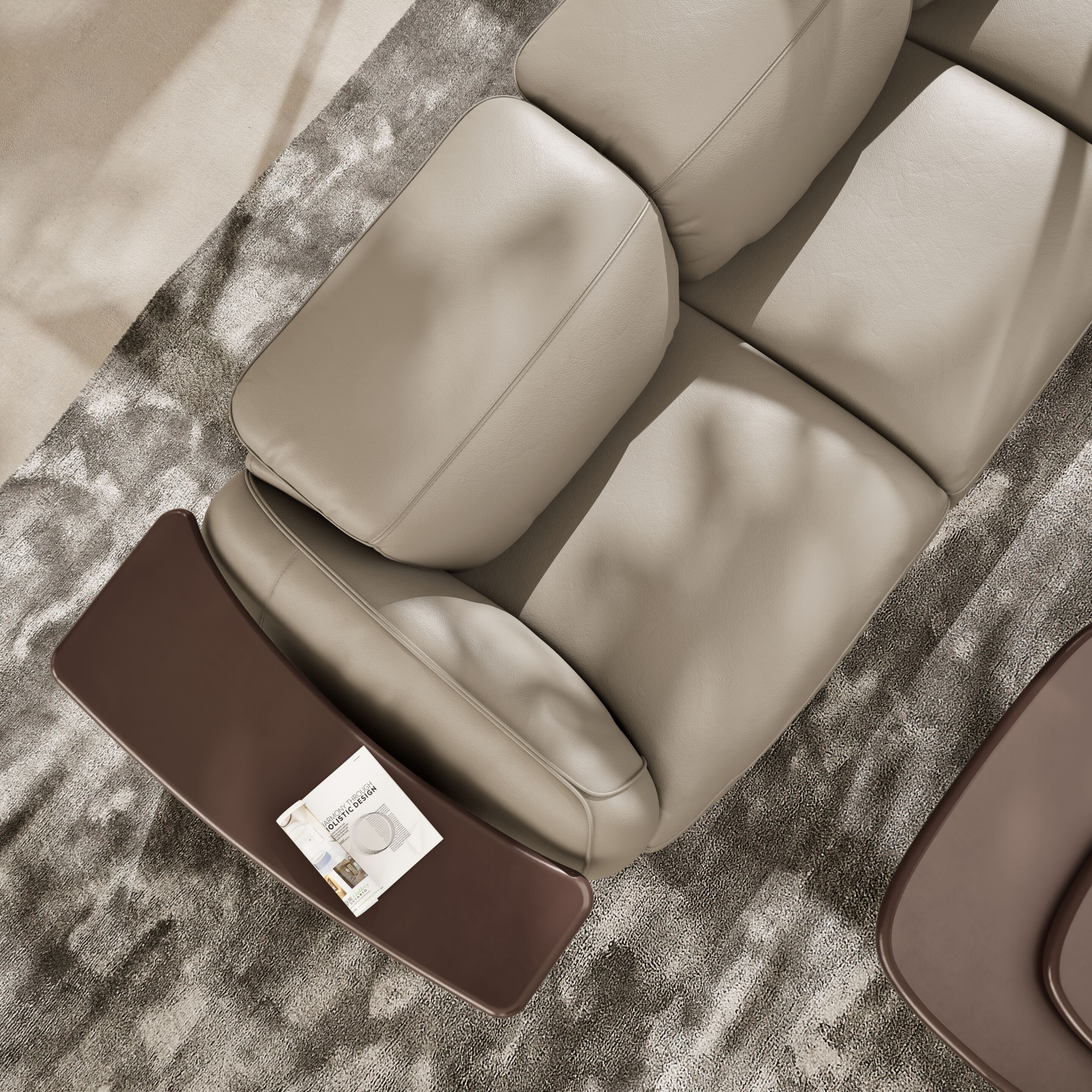 4-местный кожаный диван Natuzzi Italia Mindful ARCH-00107031 - Вид №3