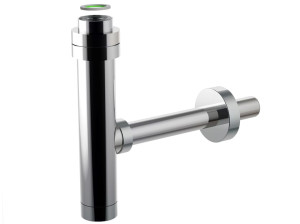 Хромированный латунный сифон для умывальника