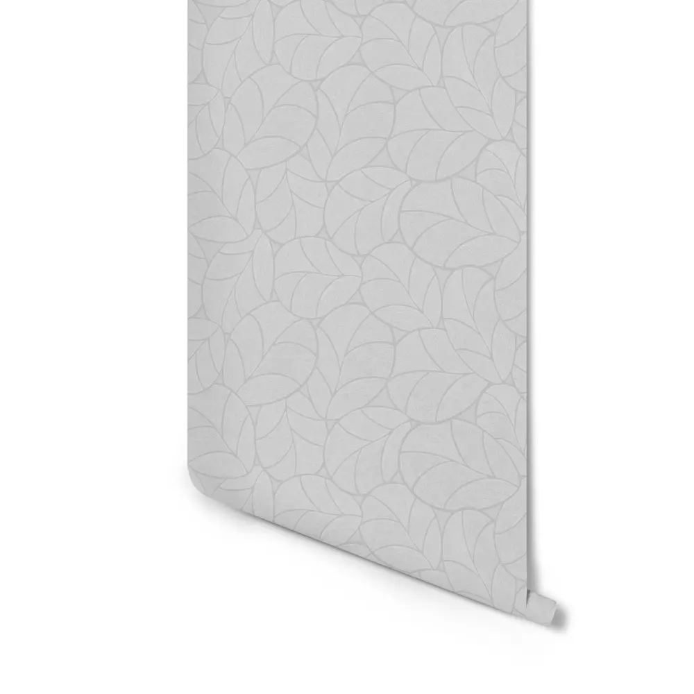 Обои флизелиновые 1.06х10 м листья цвет серый ED 1050-11 EURO DECOR Naomi STLM-2017188