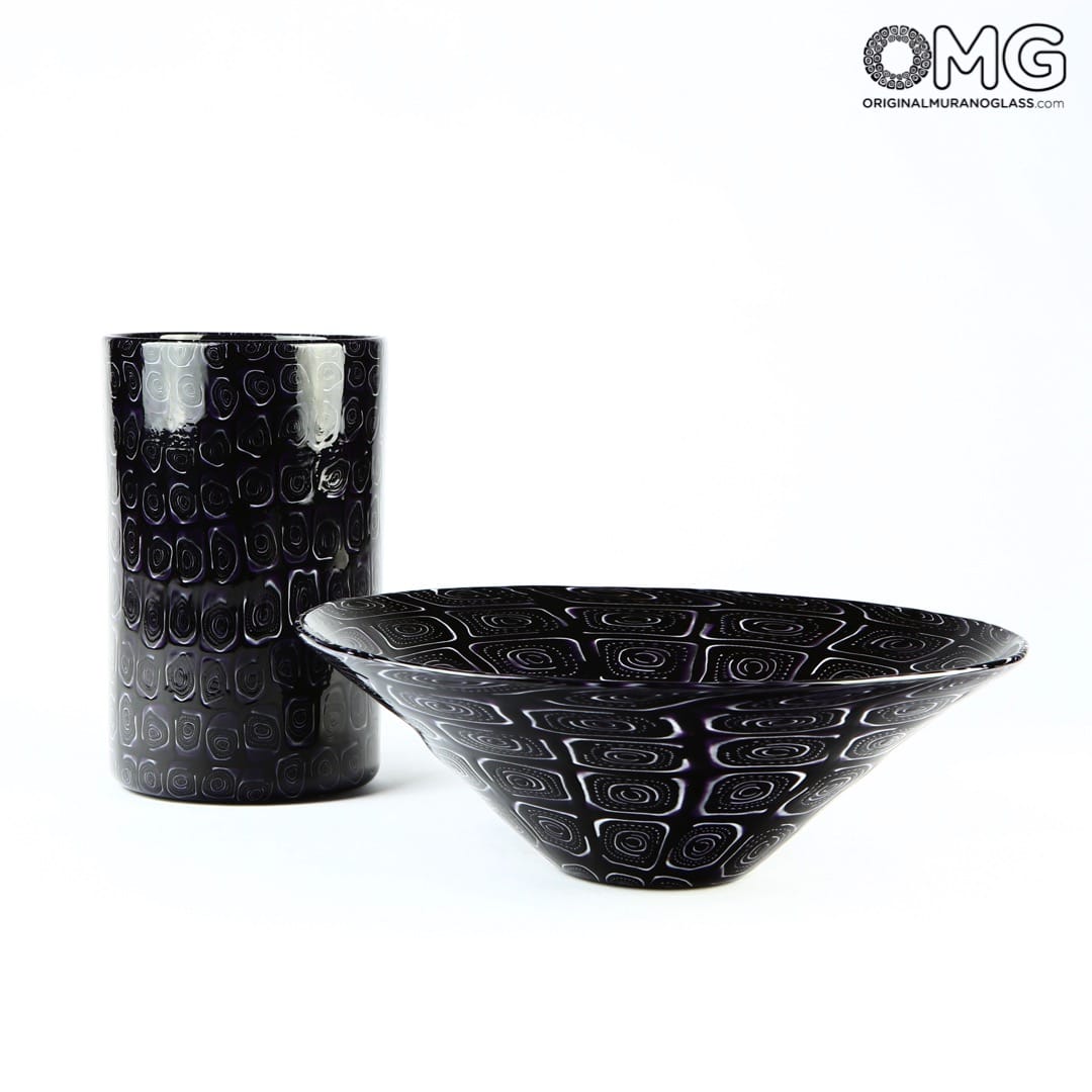 2514 ORIGINALMURANOGLASS Ваза из дутого стекла - мастер Adriano dalla Valentina - муранское стекло - Original Murano Glass OMG 17 см  - Вид №1