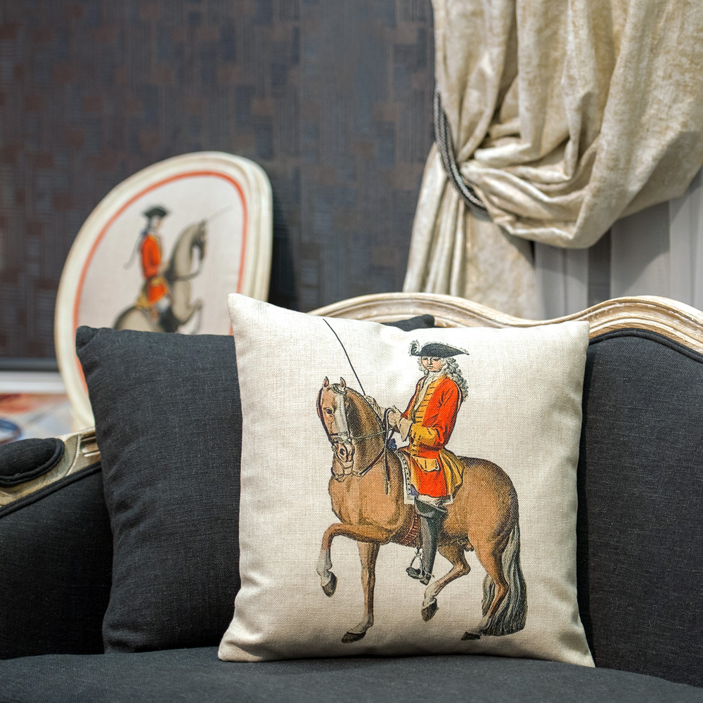 2719151 Декоративная подушка «Верховая езда, Урок № 4» Object Desire  - Вид №1