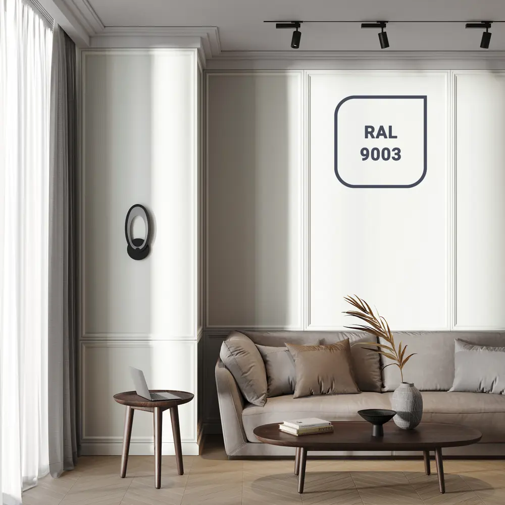 Краска Tikkurila Euro Smart 2 - матовая белая для интерьера 9 л 11601186 STLM-0001309 - Вид №15