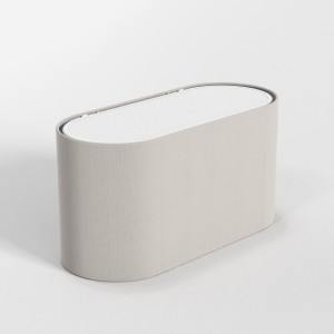 Абажур из синтетической ткани