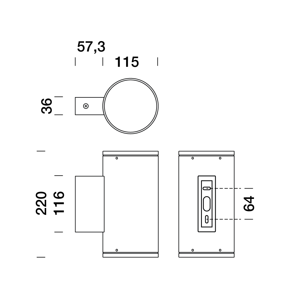 5380111 Подсветка стены Platek MONACO MEDIUM Applique  MONACO MEDIUM - 1 COB 3000K 13°  - Вид №6