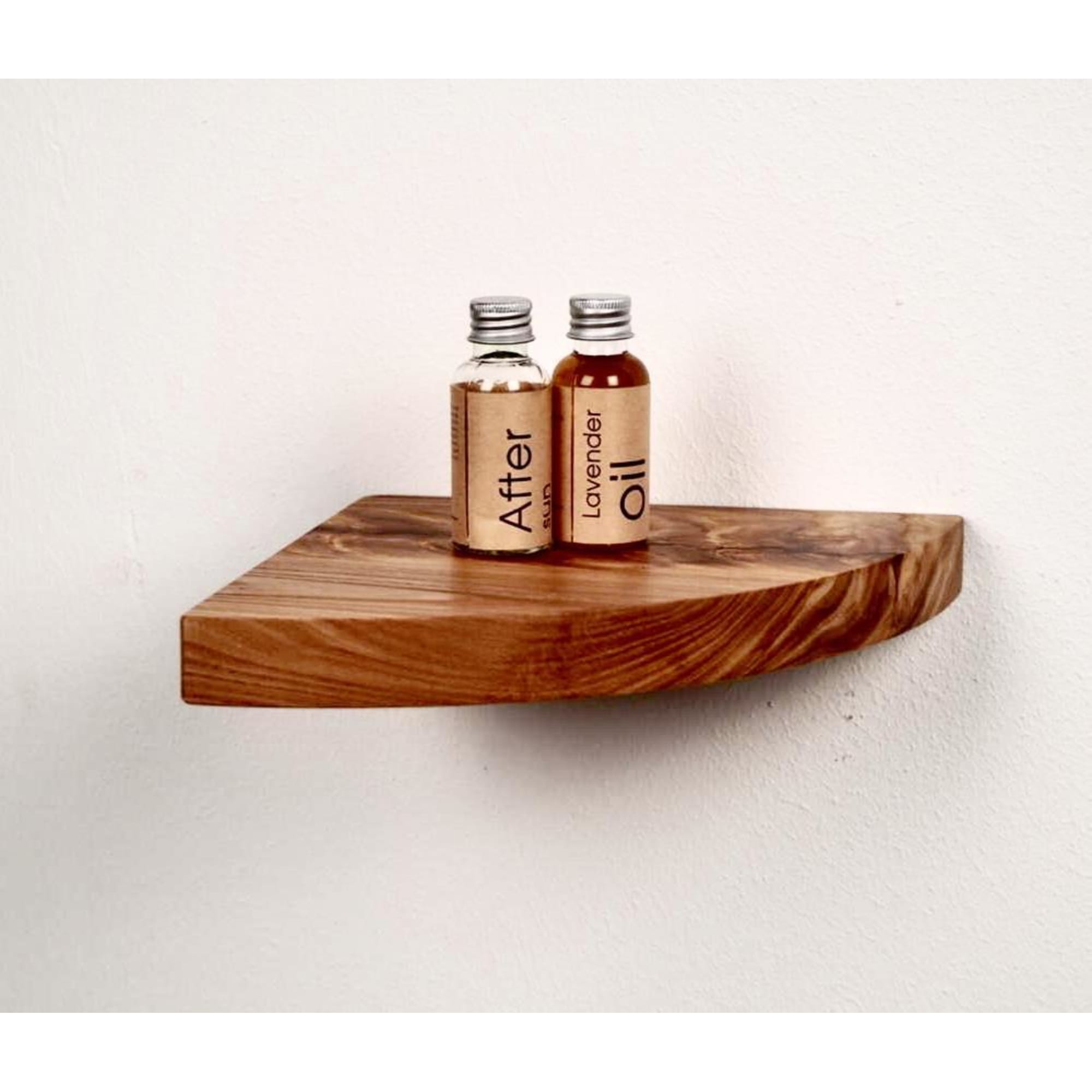 82255785 Полка угловая из массива карагача 20 см Santreyd  - Вид №3