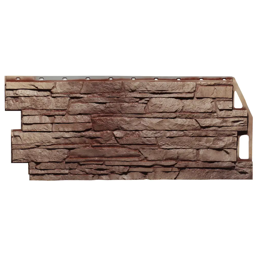 Фасадная панель FineBer Скала цвет жёлто-коричневый STLM-2074644