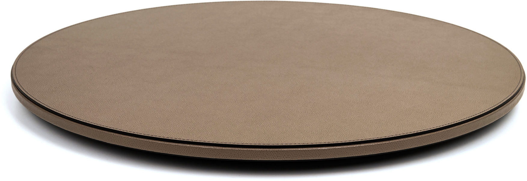 Поднос Lazy Susan - Ø 60 / зернистая кожа_camel