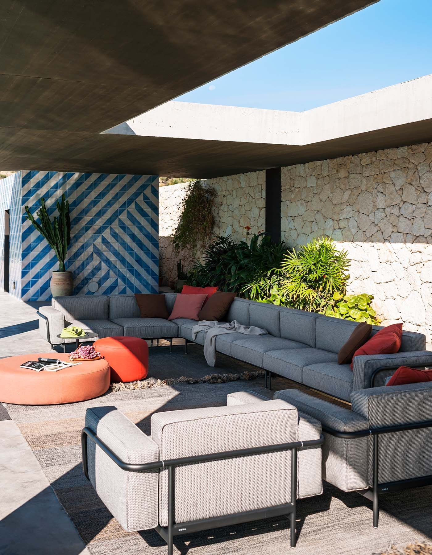 3-местный тканевый садовый диван RODA Extendo ARCH-00148131 - Вид №10