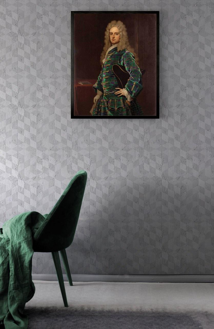 Mineheart Геометрические однополосные обои на флизелине Geometric sun-id-1423049 - Вид №2