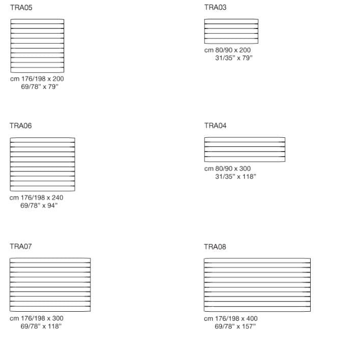 Напольный полосатый квадратный ковер Paola Lenti High Tech ARCH-00064091 - Вид №3