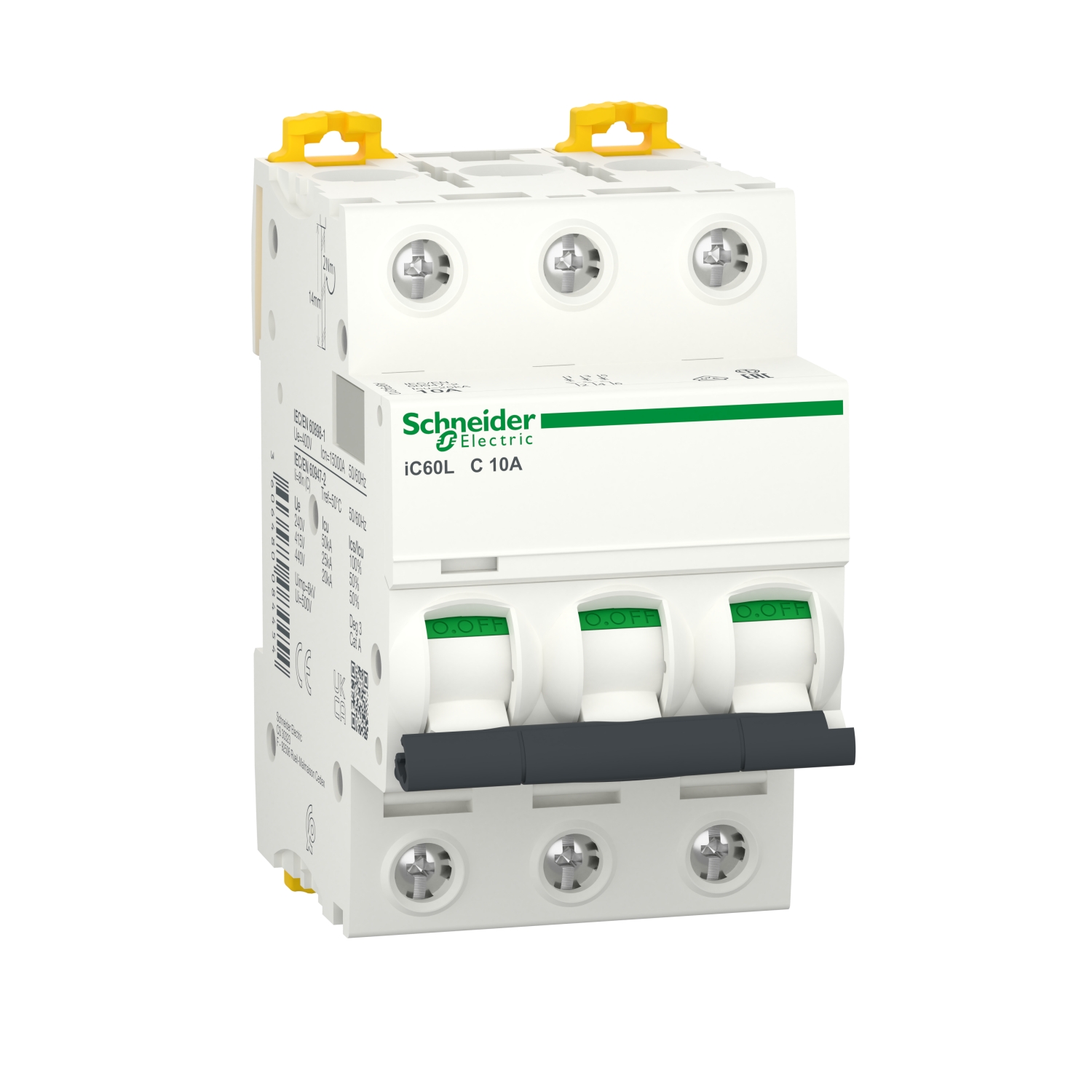 A9F94310 Автоматический выключатель Acti9 3P 10А (C) 15кА Schneider Electric Acti 9 