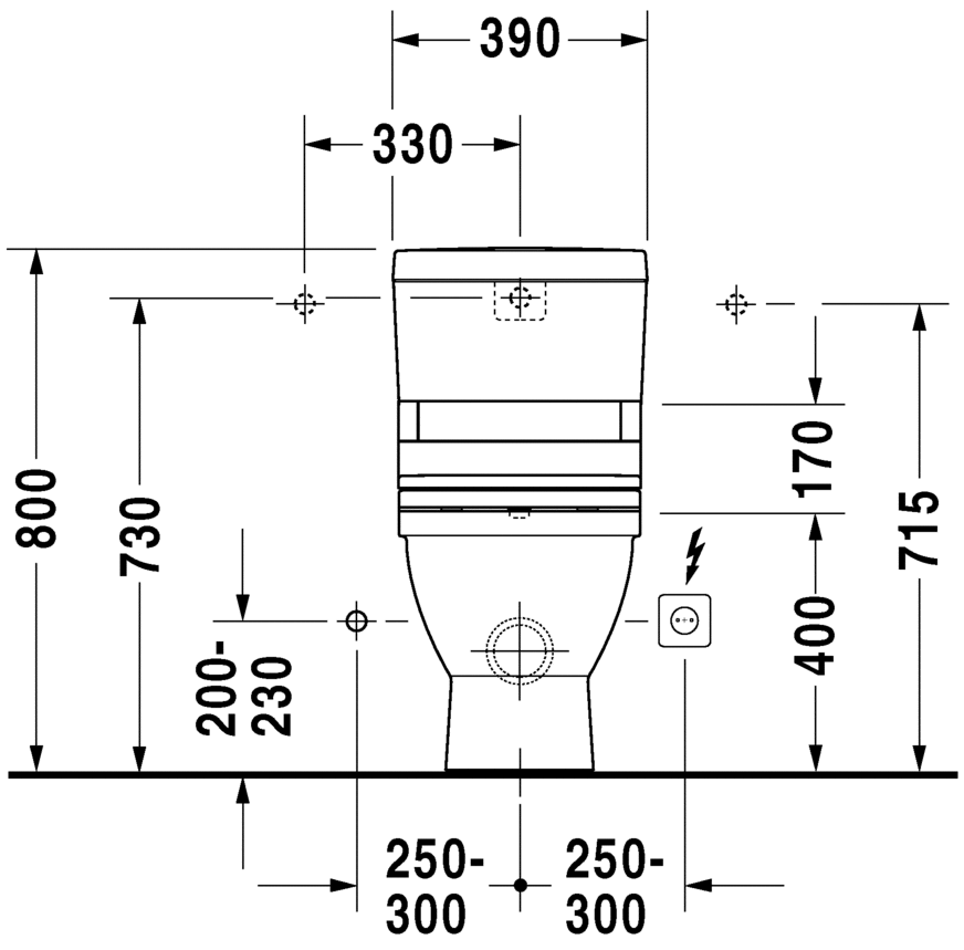 2141092000 Компакт унитаз с бачком Белый Duravit Starck 3 Германия - Вид №11