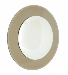 Зеркало большое круглое бежевое Luna PUSHA ДИЗАЙНЕРСКИЕ 062626 Бронза