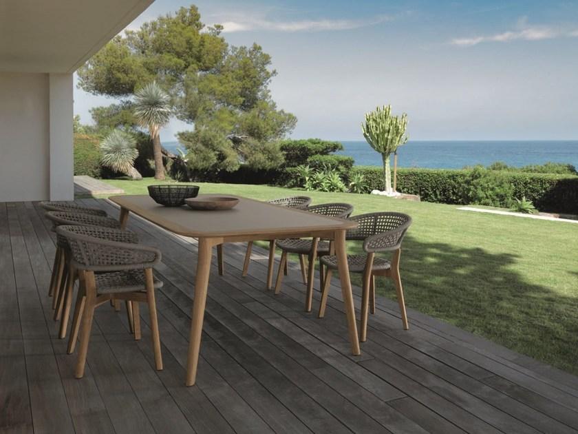 Talenti Прямоугольный садовый стол из hpl Moon teak Montektp200 / 260 - Вид №2