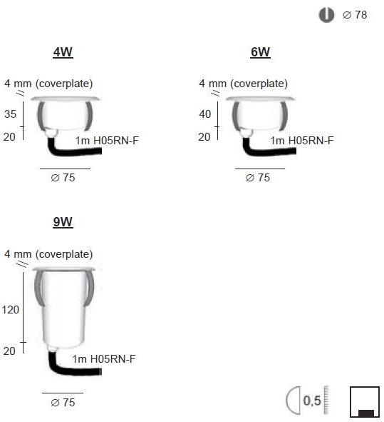 BEL-LIGHTING Напольный светодиодный лестничный светильник Bolas 800c1  - Вид №5