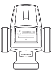 3115 12 00 VTA362Ротационные клапаны » Esbe серии VTA360, VTA560  - Вид №1