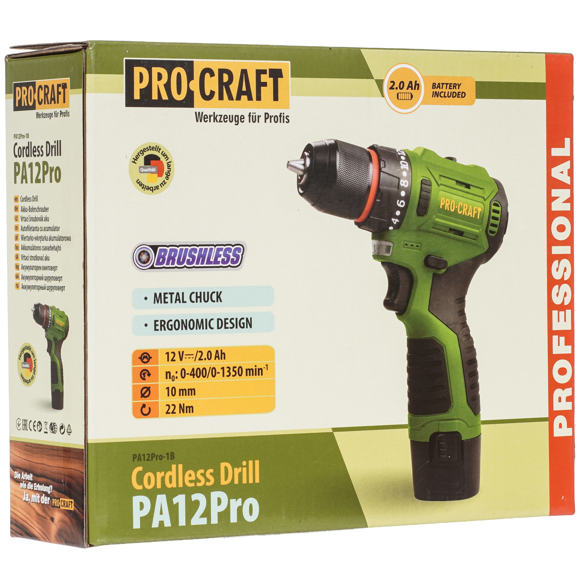 Шуруповерт Procraft PA12PRO 9277896 STDN-0021395 - Вид №6