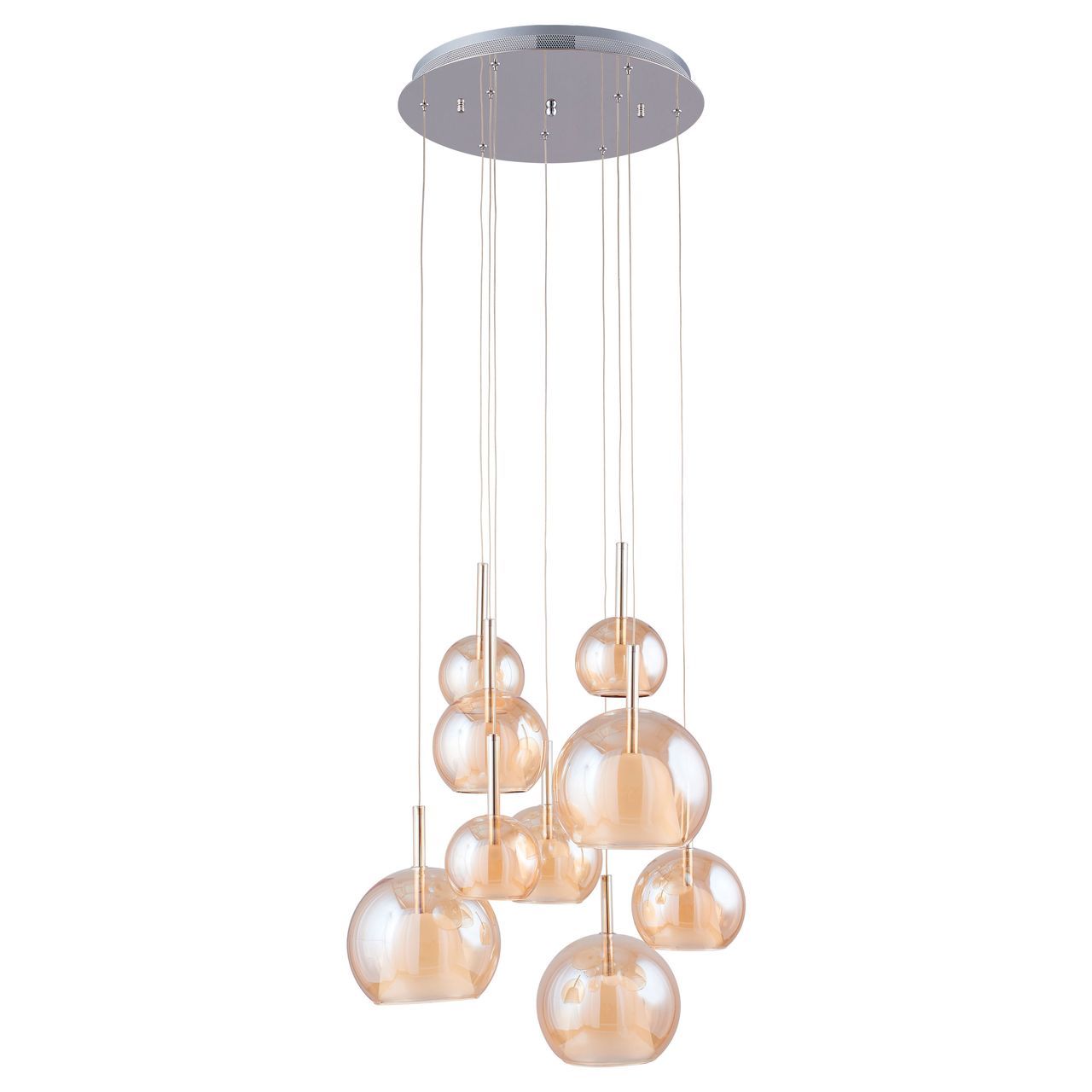 Дизайнерская подвесная люстра Spot Light Bellissima 1113928 бежевая SPOT LIGHT ДИЗАЙНЕРСКИЕ 108190 Бежевый  - Вид №1
