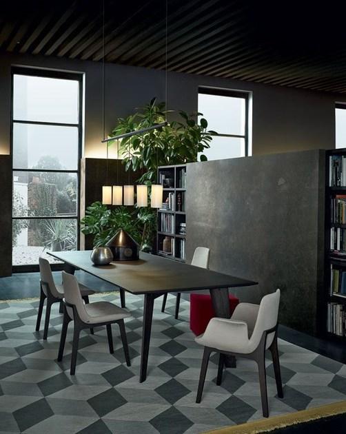 Poliform Стул из ткани с подлокотниками Ventura sun-id-1416716 - Вид №5