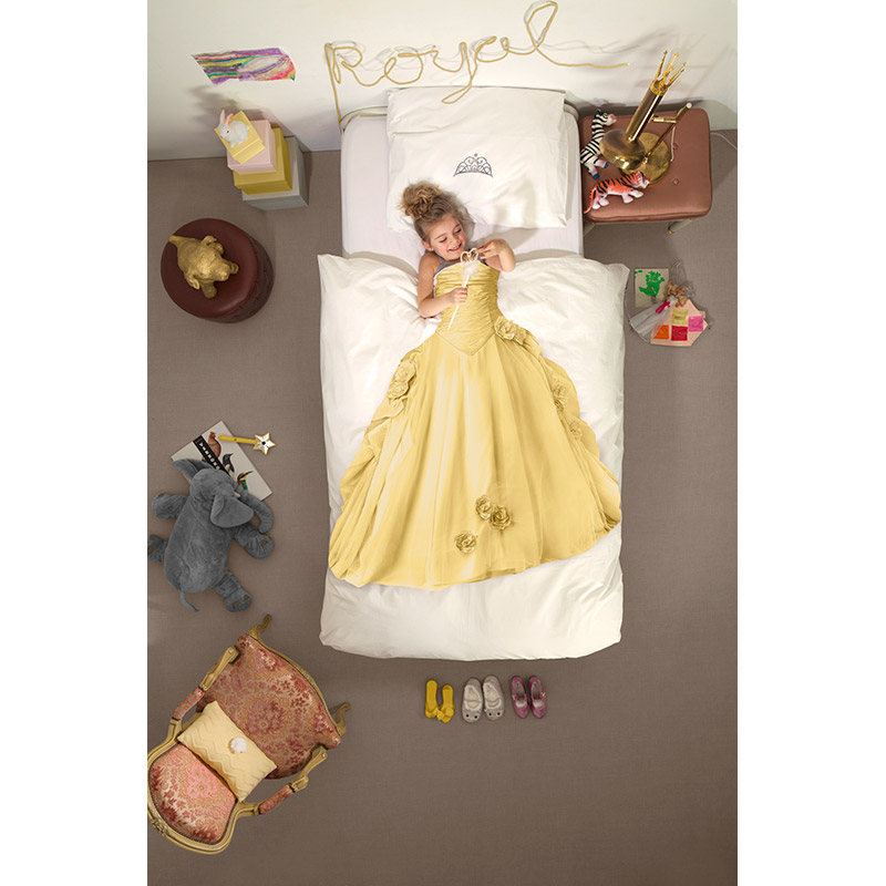 Комплект постельного белья "Принцесса" Желтый 150х200 см SNURK PRINCESSYELLOW150Х200CM - Вид №1