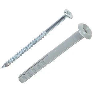 Дюбель-гвоздь гриб Standers 6x60 мм нейлон цвет серый 500 шт.