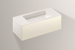 5156514000 Умывальник с тумбой, wp.folio4, белая, proshield, лакированная, шелковисто-матовый блеск, белый Alape серия FO (Folio)