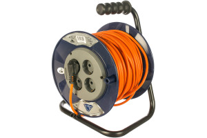 15908726 Удлинитель PowerLine 4 гн. с/з ПВС 3х0,75 10A 40м UK104B-440DB Партнер-электро