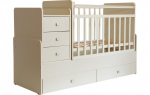 vpk-0001033.11 Кровать детская Фея 1100 слоновая кость ВПК (Тополь)