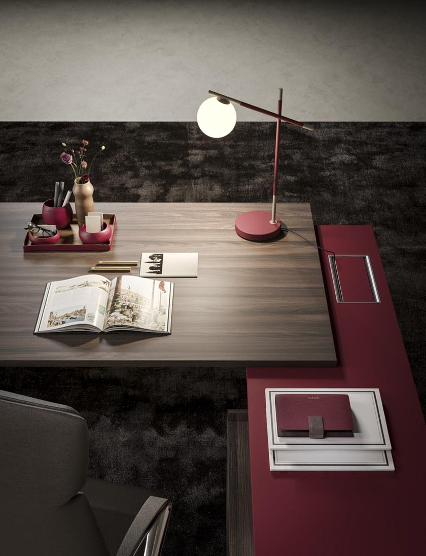 PROF Прямоугольный стол из fenix-ntm® с системой организации кабелей Entry sun-id-1424410 - Вид №24