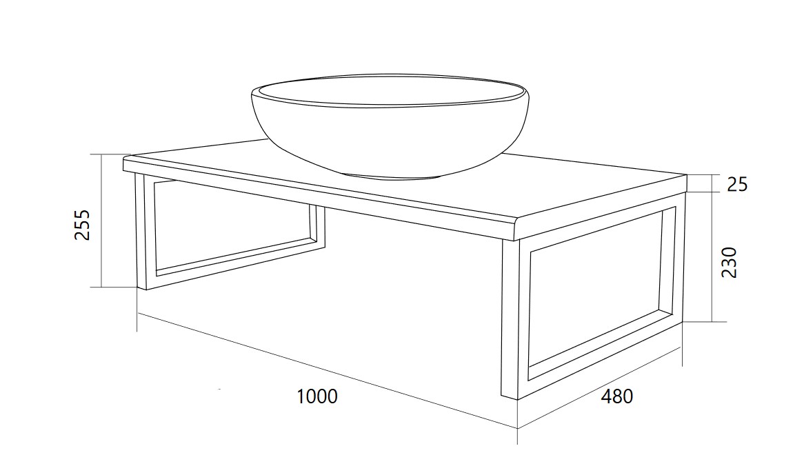 У85832 Столешница GRUNGE LOFT 100 Дуб Вотан 1 Marka GRUNGE LOFT  - Вид №4